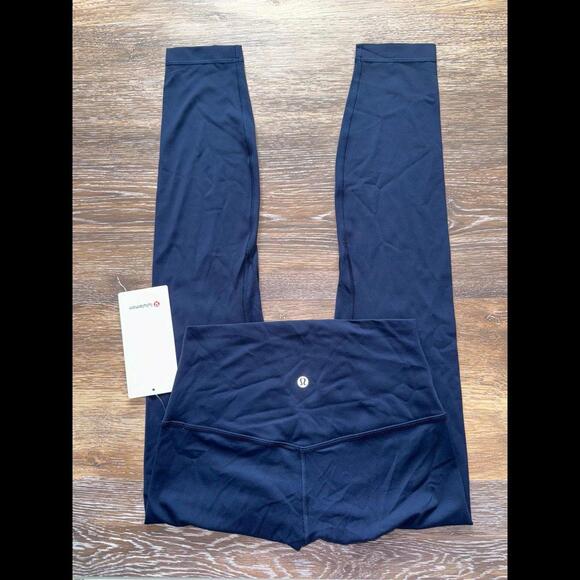 lululemon athletica Pants - Lululemon Align High Rise 25” True Navy Size 6 NWT